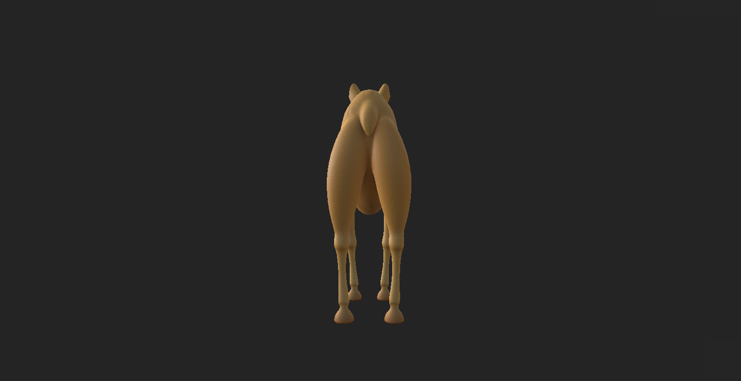 Camel Character 3D model_14