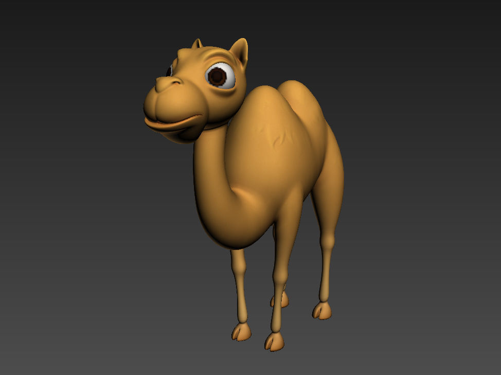 Camel Character 3D model_1