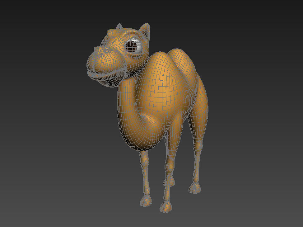 Camel Character 3D model_3