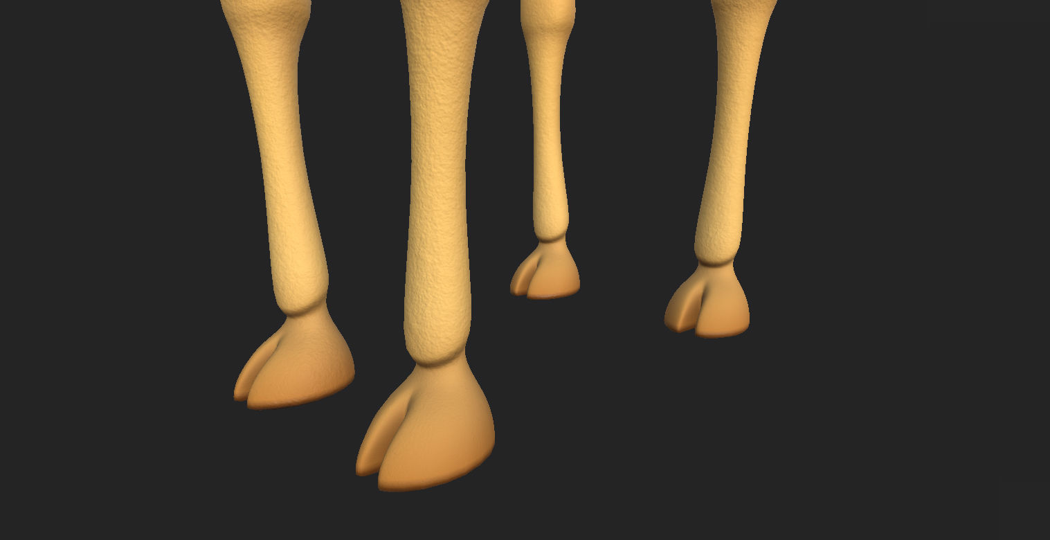 Camel Character 3D model_15