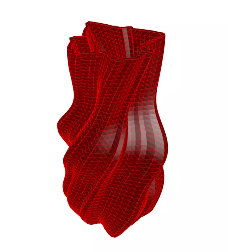 Vase 8-17 3D print model_0