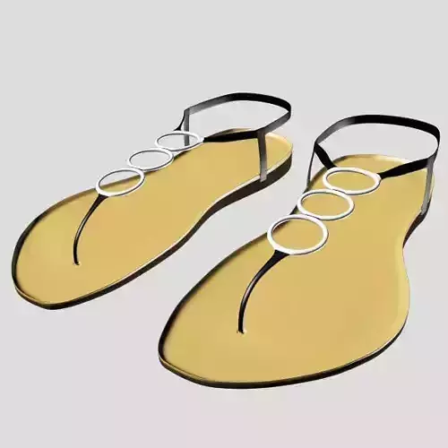 Thong Flat Sandals 01