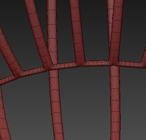 Five Cays 1 Light Pendant in Gold Leaf 3D model_6