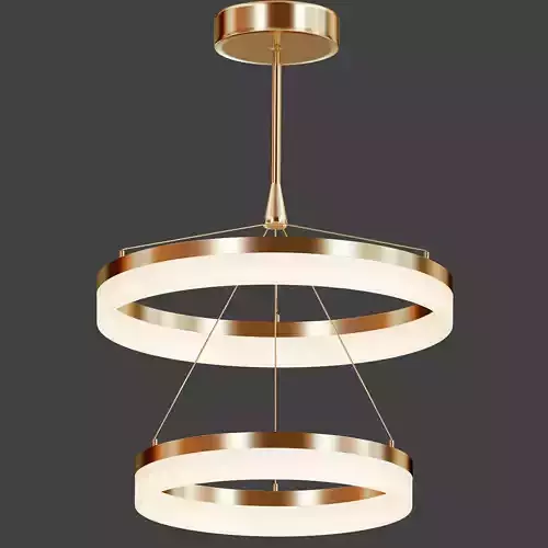 Keplar 1 Light 24 in Gold Pendant