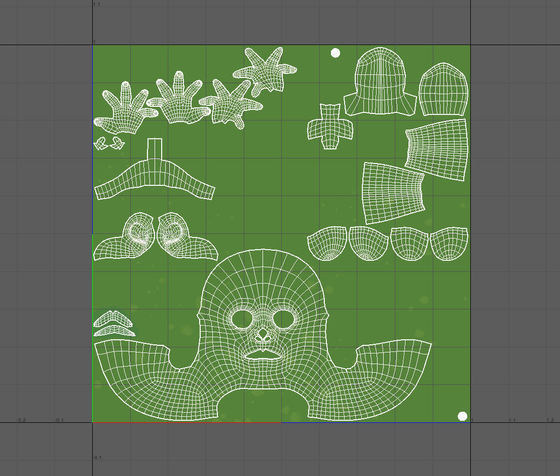 Witch with broom 3D model_27