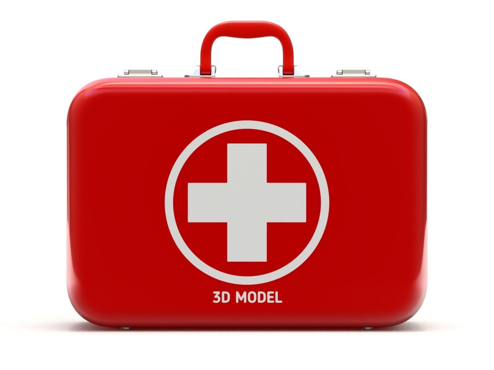 Firs Aid Kit Case 3D model_3