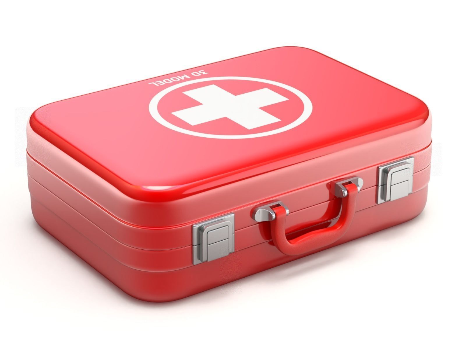 Firs Aid Kit Case 3D model_1