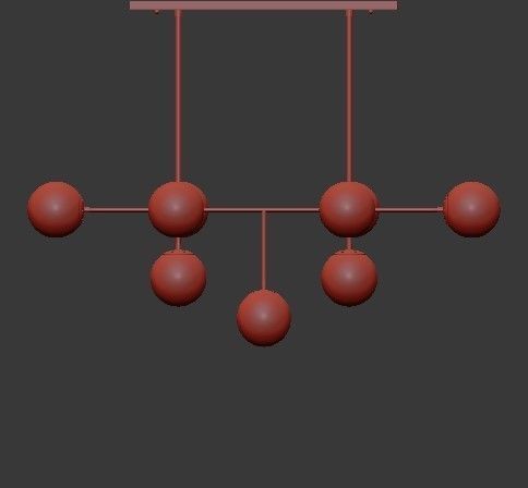 CHANDELIER LUX 3D model_1