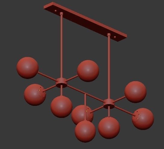 CHANDELIER LUX 3D model_2