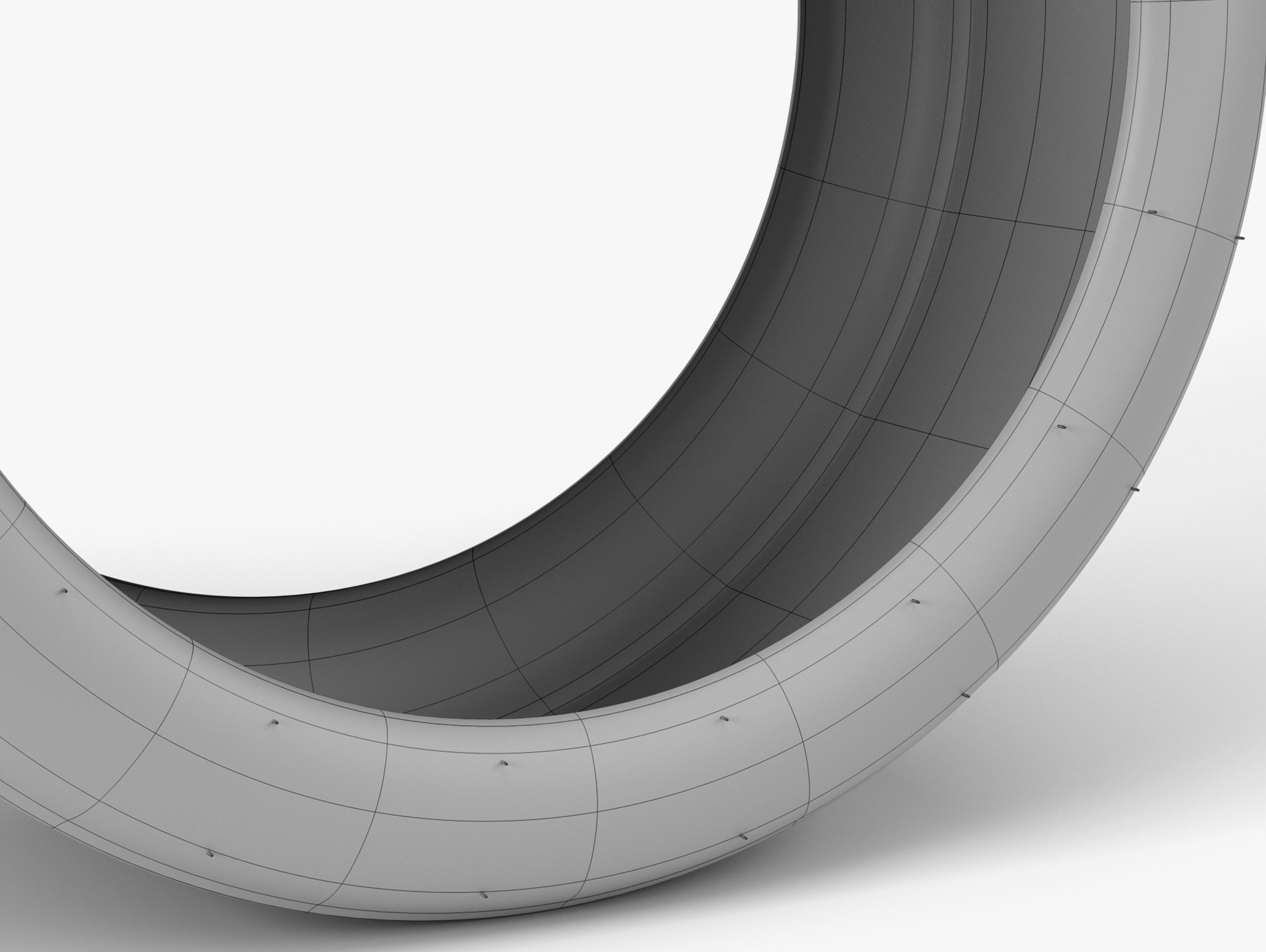 Michelin Race Slick Low-poly 3D model_6