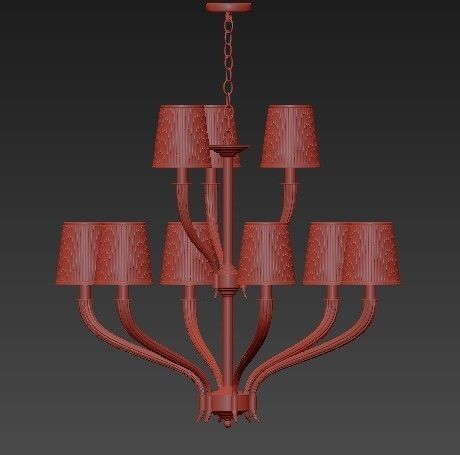 CHANDELIER MAYFLOWER 3D model_1