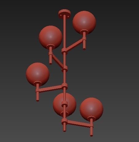 CHANDELIER JADE H  122 5 CM 3D model_2