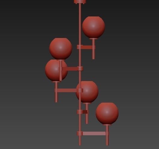CHANDELIER JADE H  122 5 CM 3D model_1