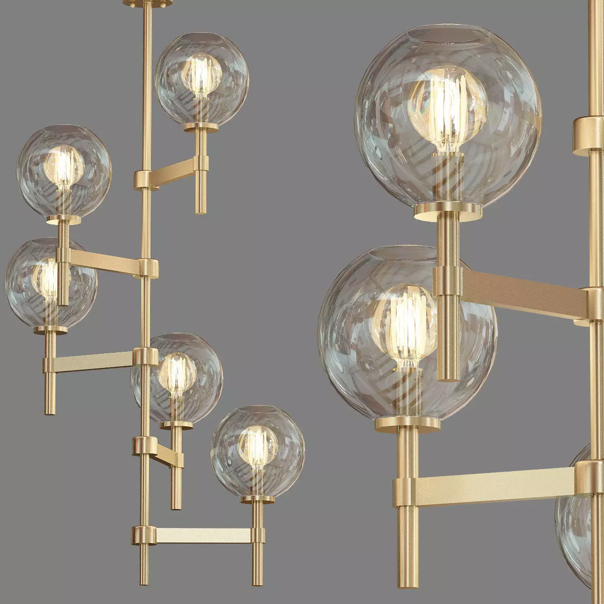 CHANDELIER JADE H  122 5 CM 3D model_0
