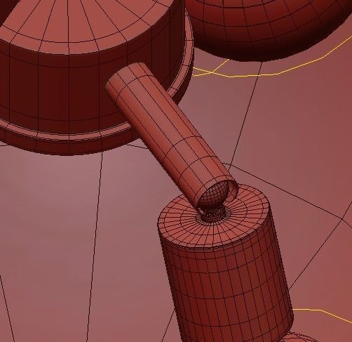 Chandelier Chandelier ball hanging from ceiling 3D model_8