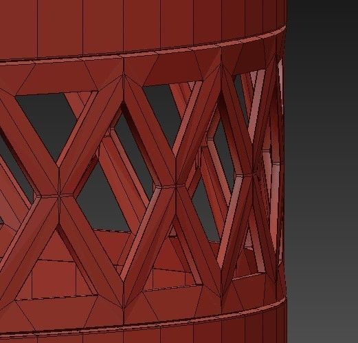 Chandelier Chandelier ball hanging from ceiling 3D model_9