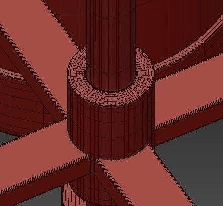 Cirrine Collection 5 Light Antique Bronze 3D model_6