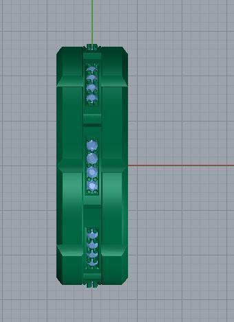 Ring men 3D print model_3