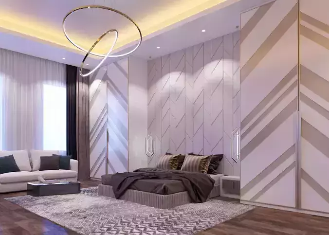  master bedroom and bathroom