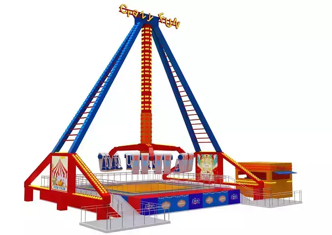 Funfair Crazy Vertical Rider