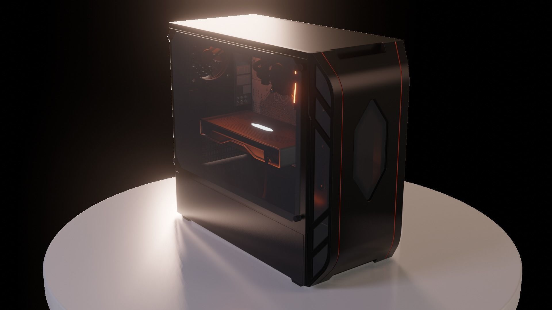 Gaming PC 3D model_7
