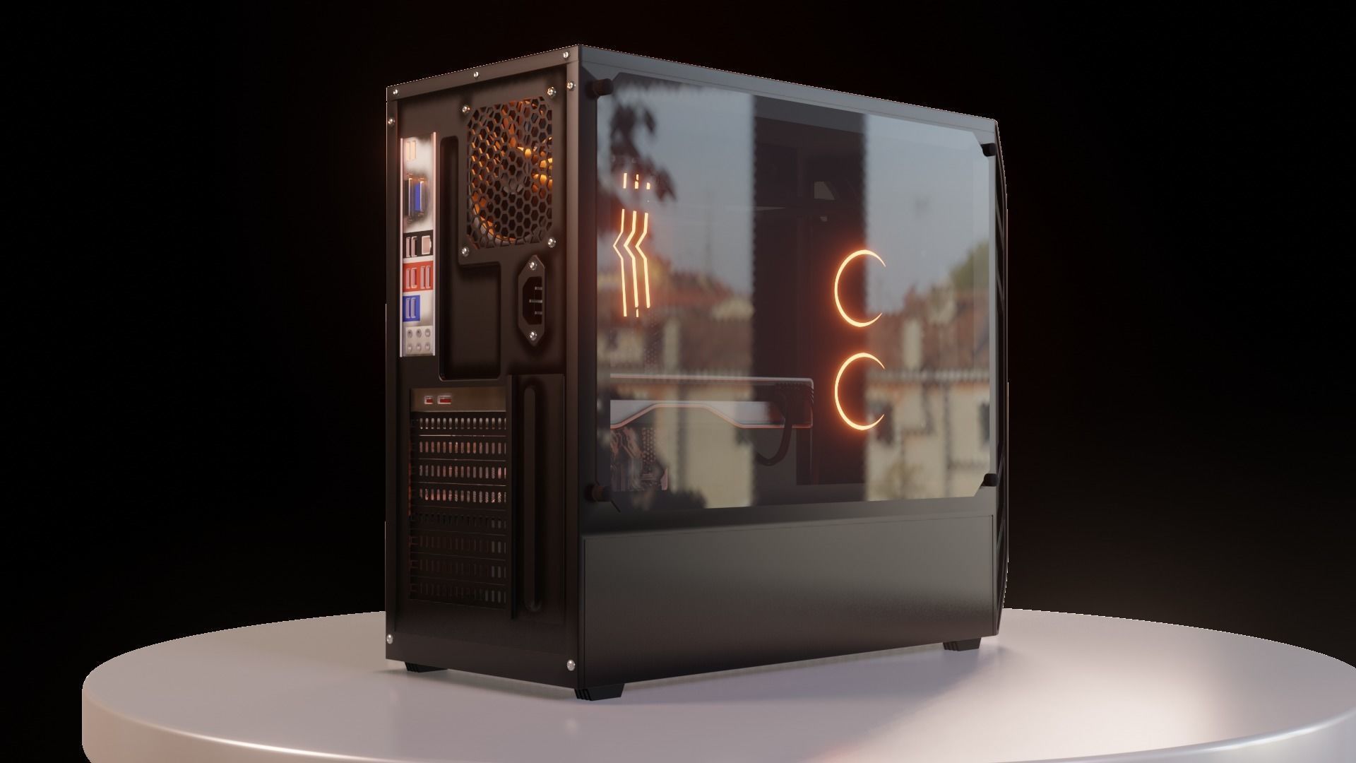 Gaming PC 3D model_4