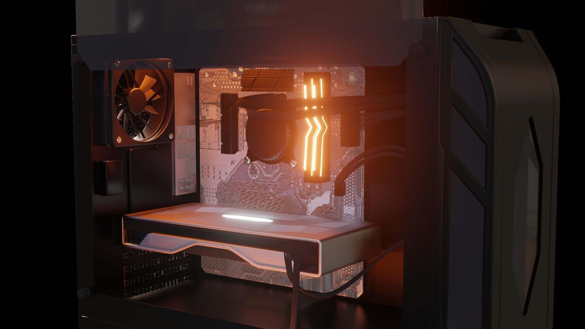 Gaming PC 3D model_11