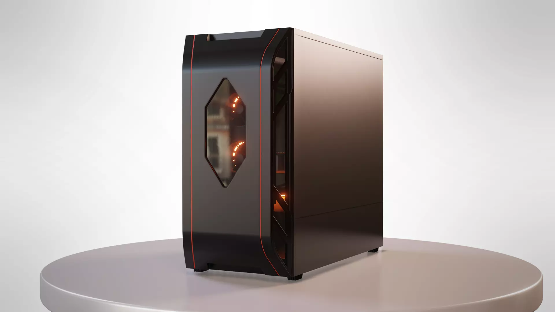 Gaming PC 3D model_0