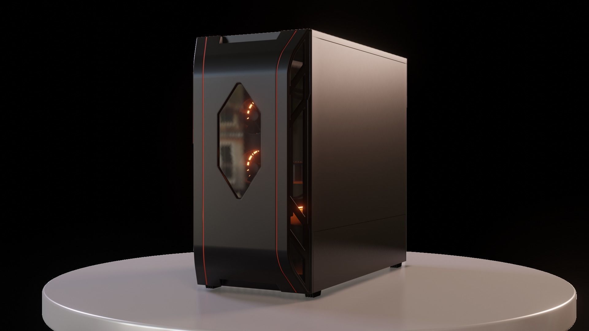 Gaming PC 3D model_9
