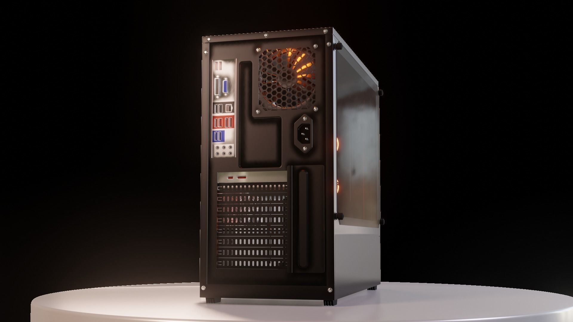Gaming PC 3D model_5