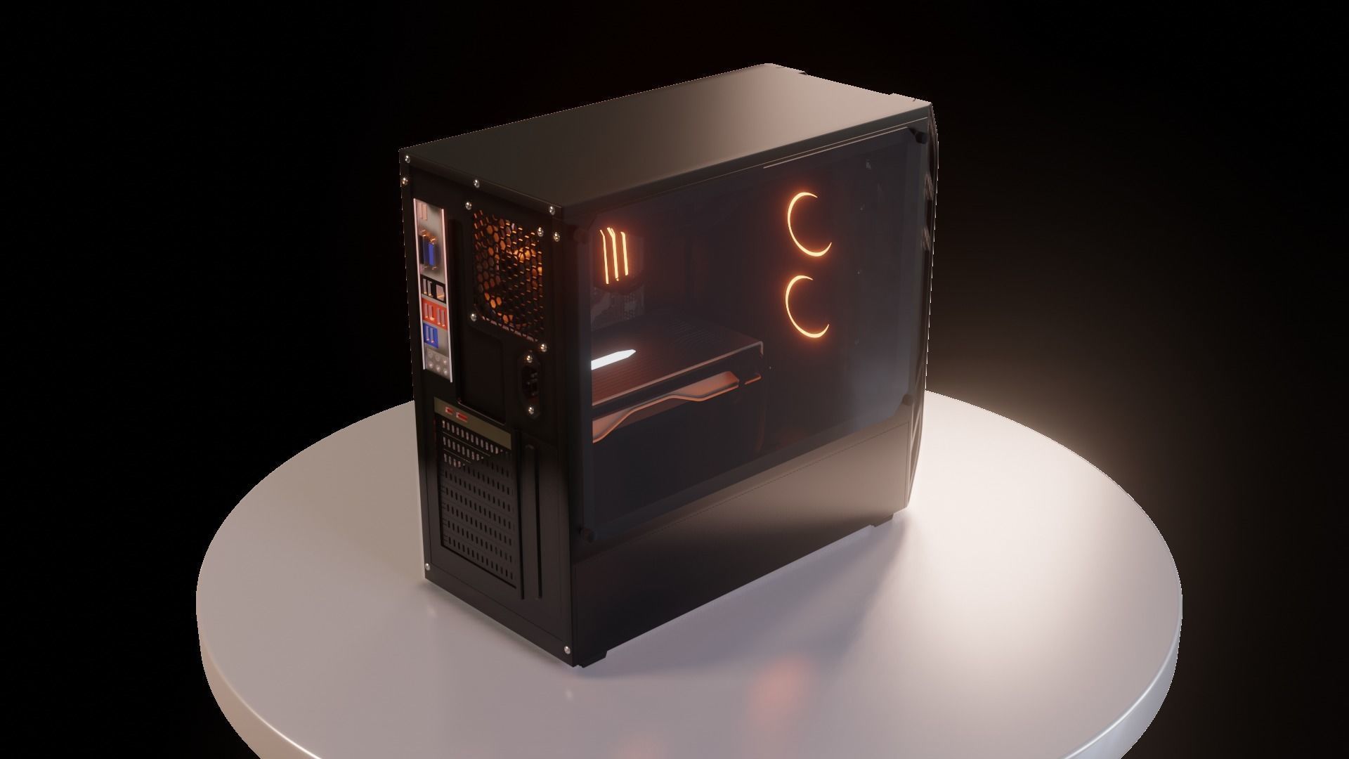 Gaming PC 3D model_6