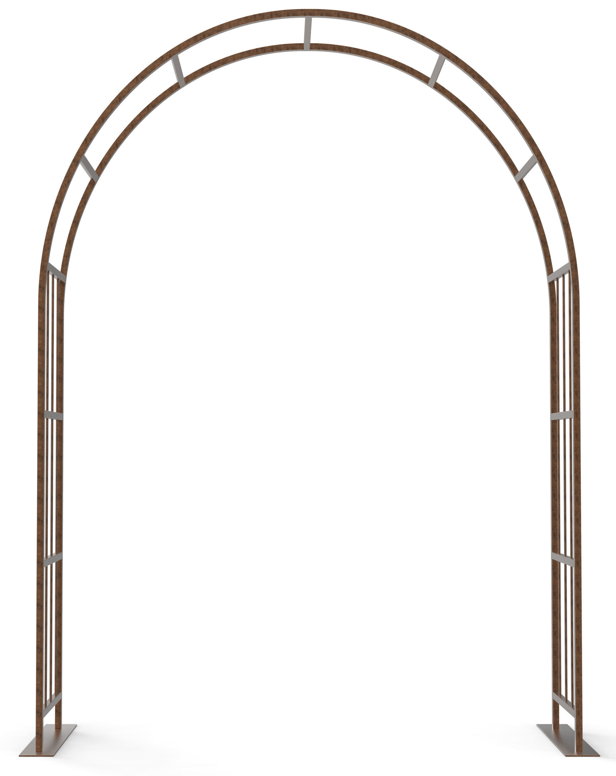 Arch Design - Curved Free 3D model_1