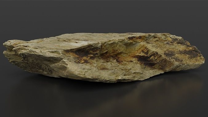 Slate Rock 2 3D model