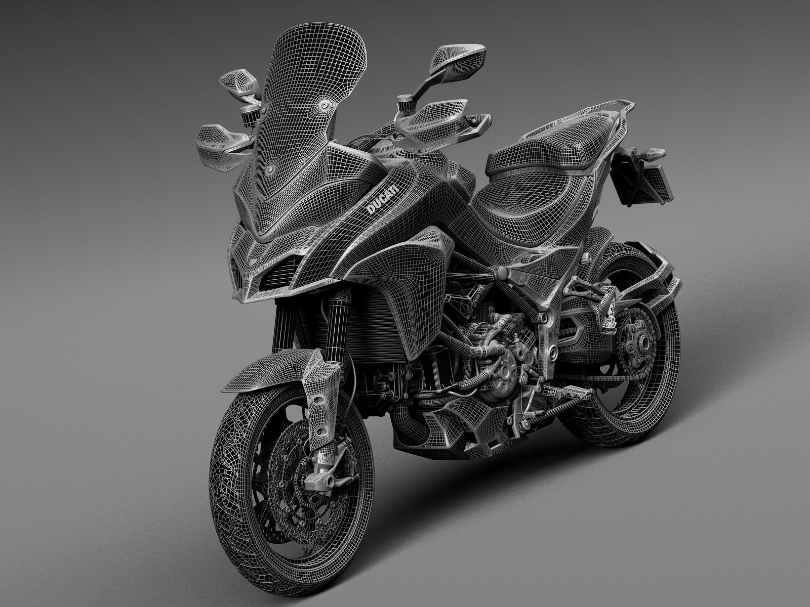 Ducati Multistrada 1200 2015 3D model_12