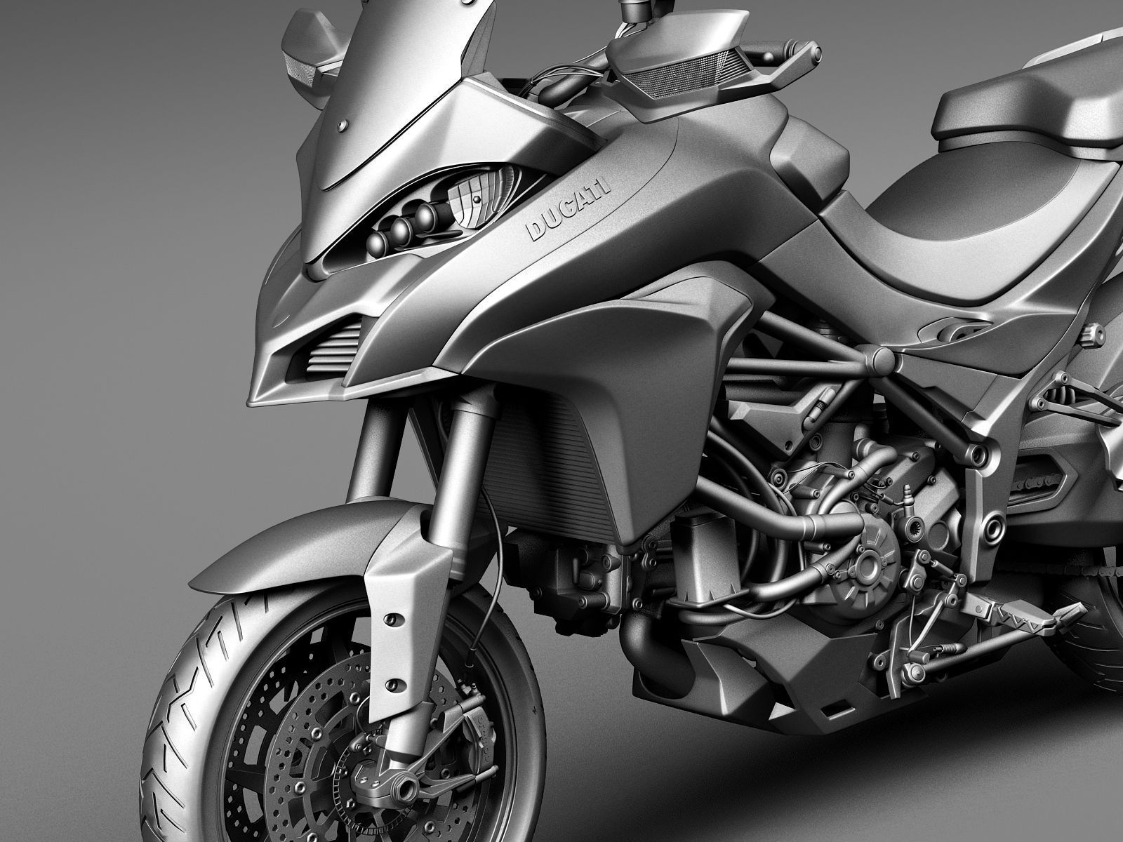 Ducati Multistrada 1200 2015 3D model_9