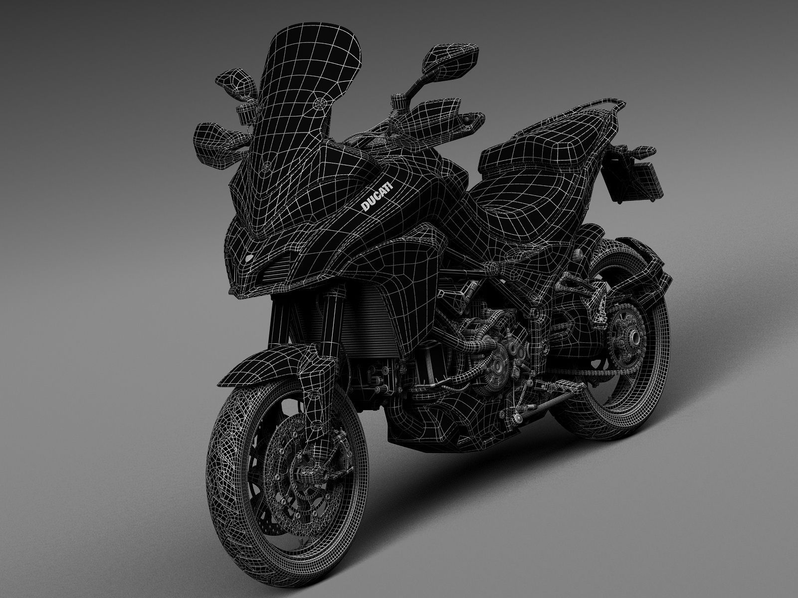 Ducati Multistrada 1200 2015 3D model_14