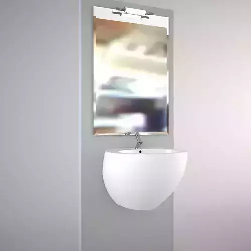 Wall hung Egg Pod wash-basin