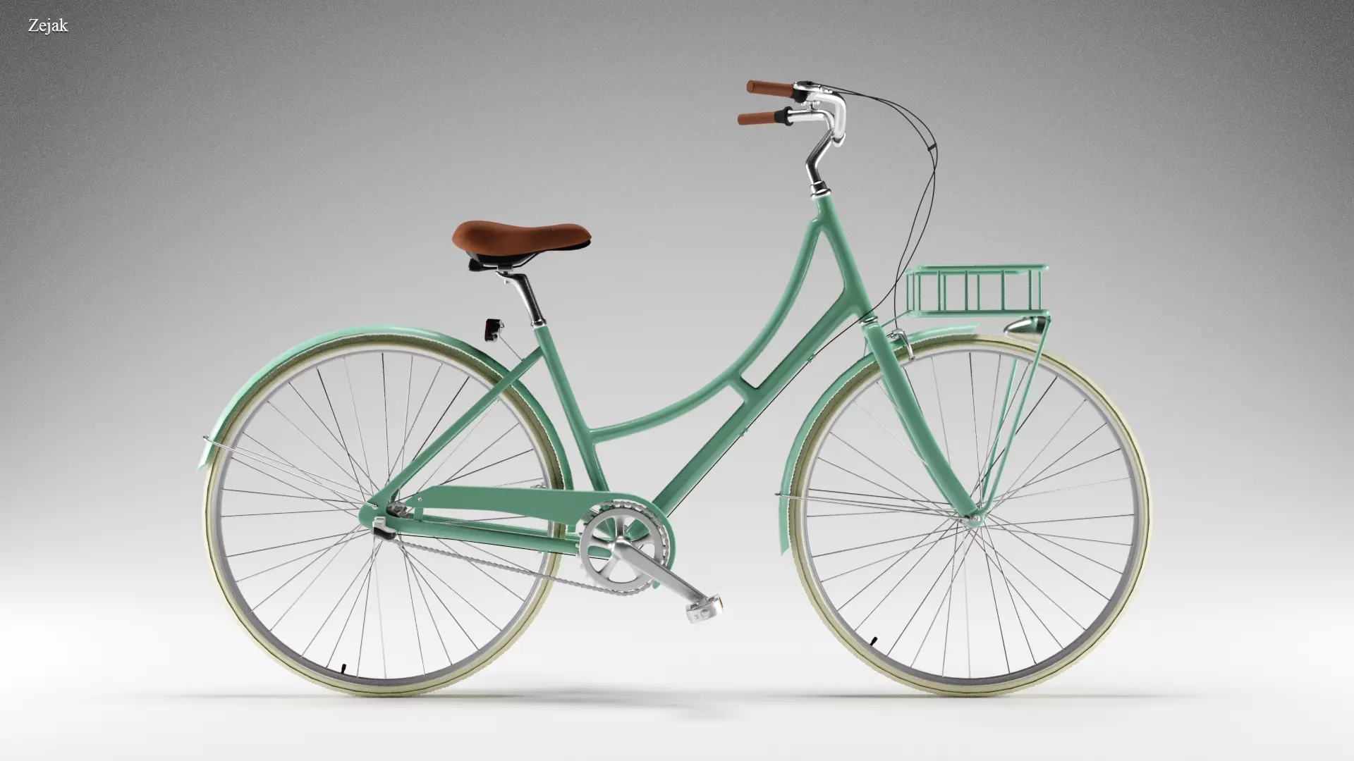 Vintage Bicycle Free 3D model_0