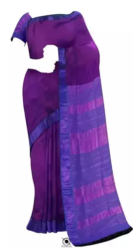 Saree Shape Key  3D model