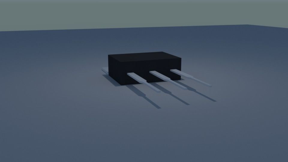 MOSFET Transistor Free 3D model_3