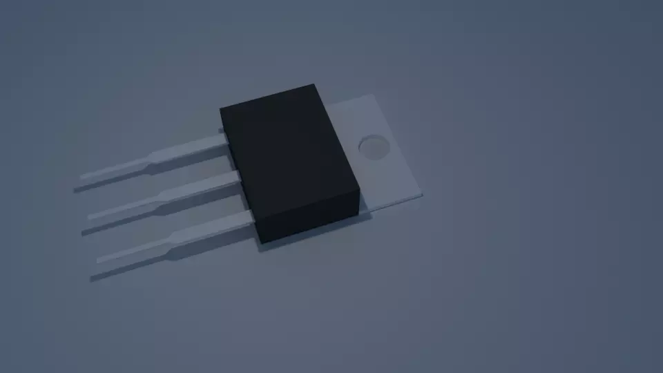 MOSFET Transistor Free 3D model_0