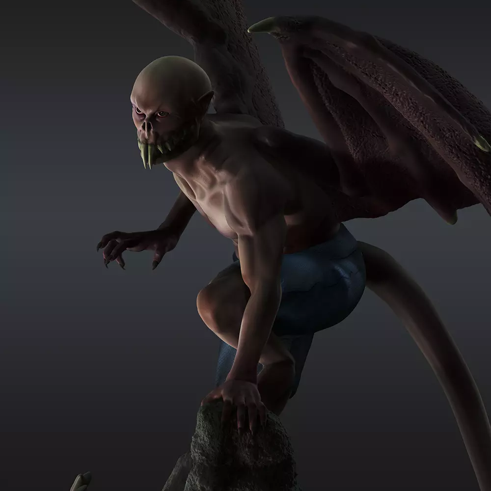 Demon Desert 3D print model