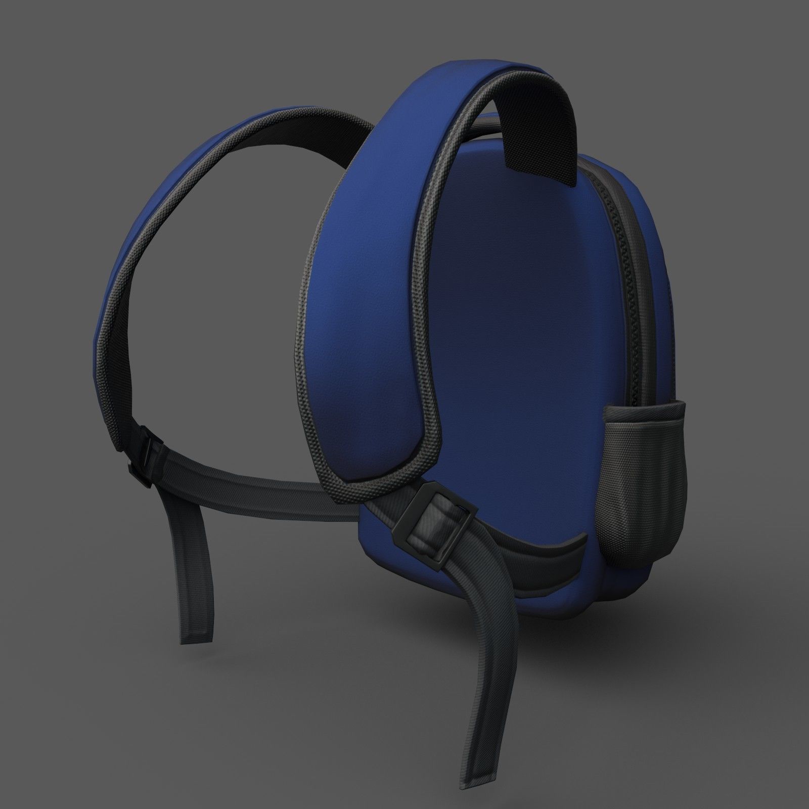 Backpack human ver5 Low-poly 3D model_3