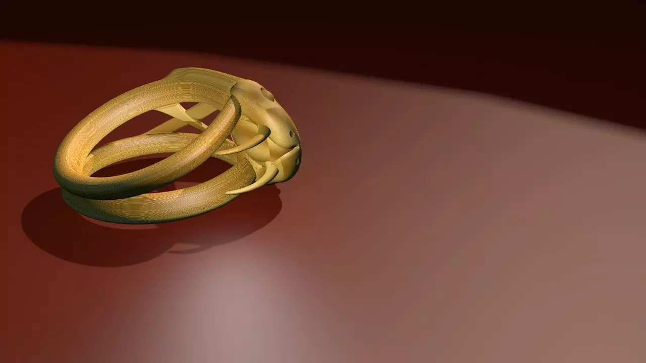 Cobra ring Free 3D print model