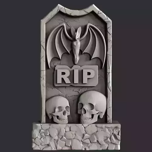 3d STL models for CNC router tombstones