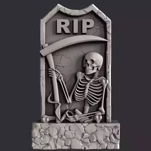 3d STL models for CNC router tombstones