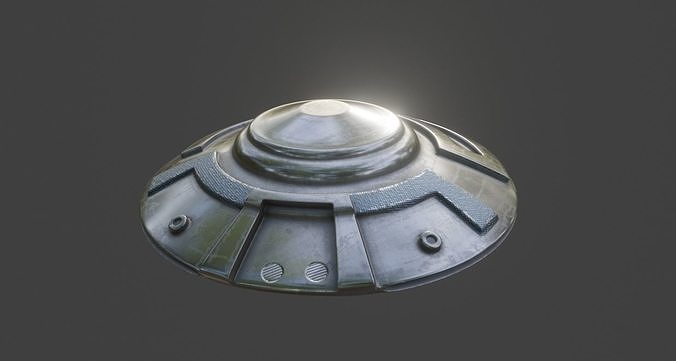 UFO Spaceship Low-poly 3D model
