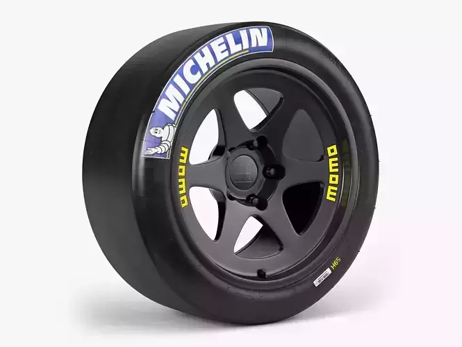 Michelin Slick Momo Combo Low-poly 3D model