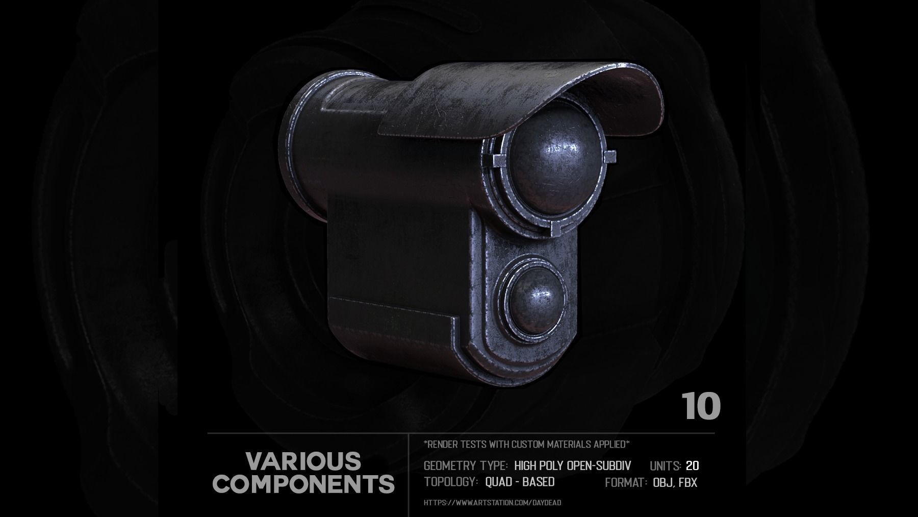 20 Various Components SUBD 3D model_27