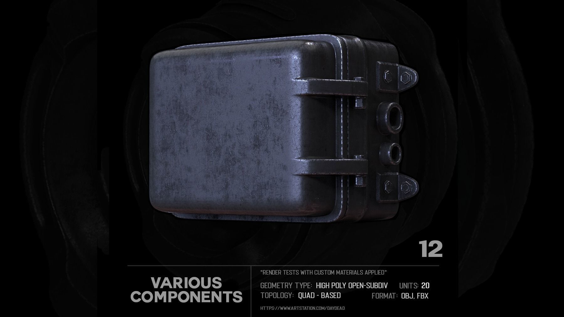 20 Various Components SUBD 3D model_30